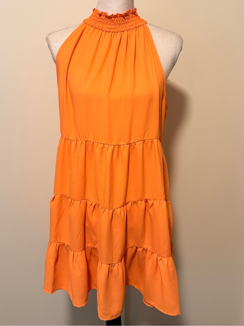 1.State Orange Dress Size M